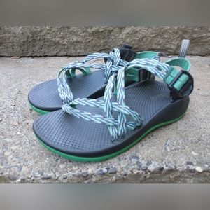 Chaco ZX/1 Sports Sandal - Black Teal Purple Kids Size 4
